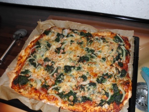 Peppa´s Spinach Cheese Pizza